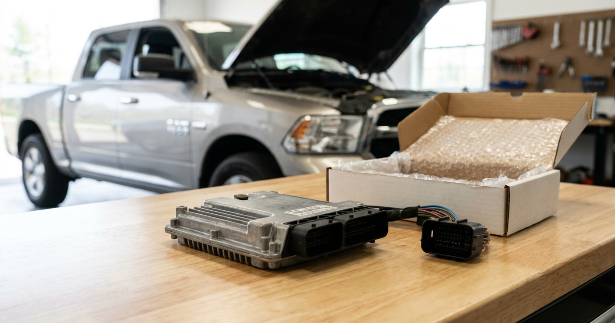 Hero image for EcoDiesel Delete Tuner: The 2020–2023 Ram 1500 Mail-In Bench Flash